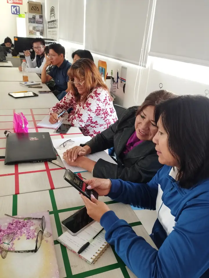 Docentes en una capacitación de Space School